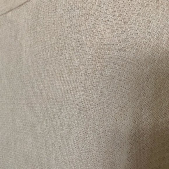 Gilligan Waffle knit open front oatmeal cardigan - Picture 3 of 6